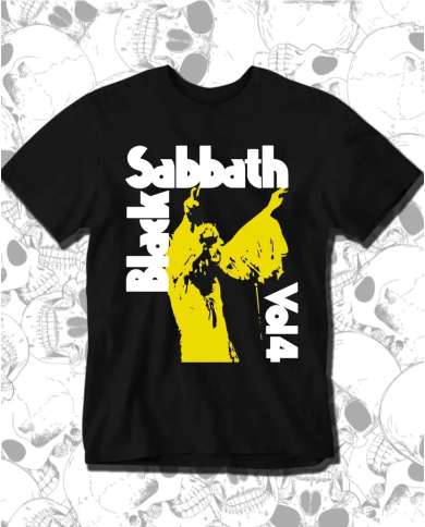 Camiseta Estampada Black Sabbath Vol 4 🤟 Calidad Premium