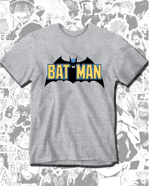 Camiseta Estampada Batman Logo Vintage 🎬 Calidad Premium