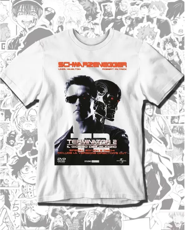 Camiseta Estampada Terminator 2 🎬 Calidad Premium