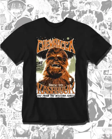 Camiseta Estampada Stars Wars Chewbacca 🎬 Calidad Premium