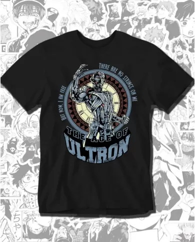 Camiseta Estampada Marvel Age Of Ultron 🎬 Calidad Premium