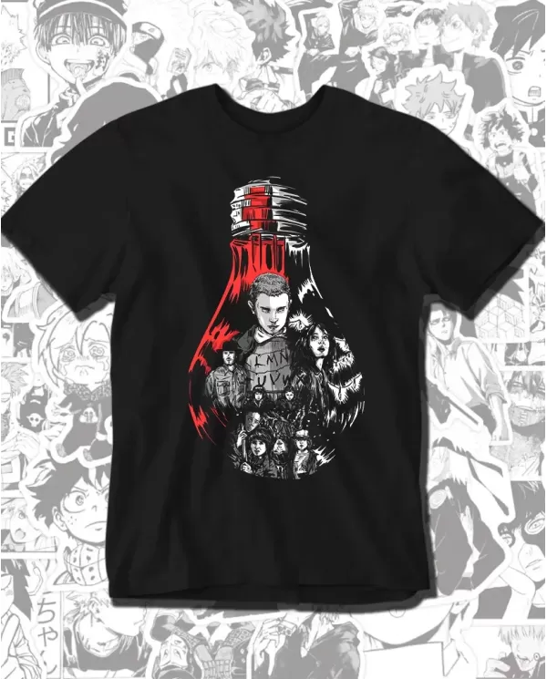 Camiseta Estampada Stranger Things 08 🎬 Calidad Premium