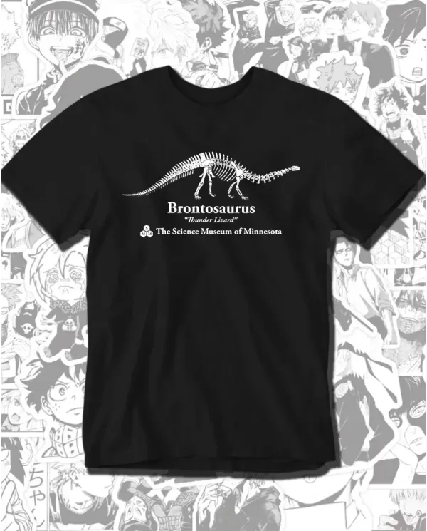 Camiseta Estampada Stranger Things Brontosaurus 🎬 Calidad Premium