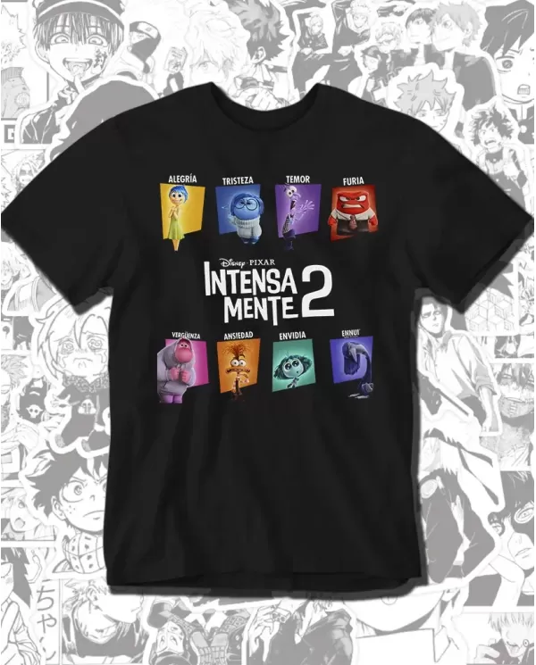 Camiseta Estampada Intensamente 2 🎬 Calidad Premium