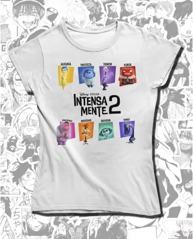 Camiseta Estampada Intensamente 2 🎬 Calidad Premium