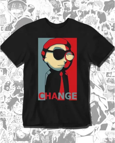 Camiseta Estampada Rick And Morty Change 🎬 Calidad Premium
