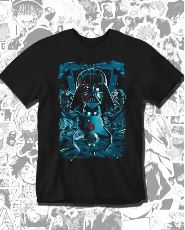 Camiseta Estampada Stars Wars Darth Vader 🎬 Calidad Premium