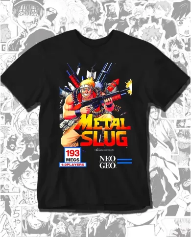 Camiseta Estampada Metal Slug 🎮 Calidad Premium