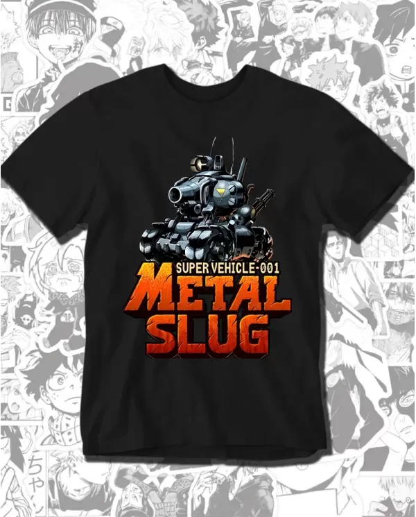 Camiseta Estampada Metal Slug Super Vehicle 🎮 Calidad Premium