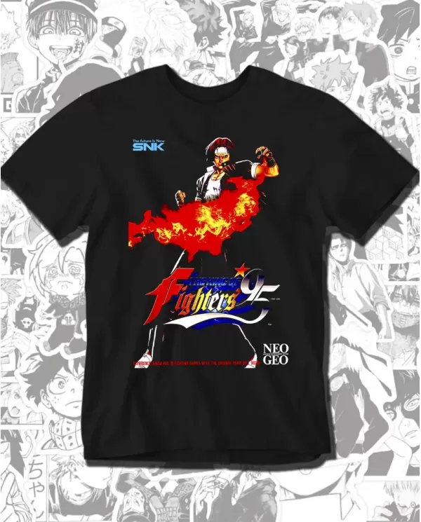 Camiseta Estampada The King Of Figthers 95 🎮 Calidad Premium