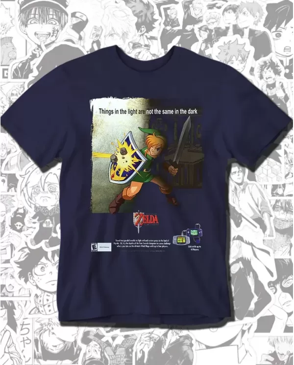 Camiseta Estampada The Legend Of Zelda A Link To The Past 🎮 Calidad Premium