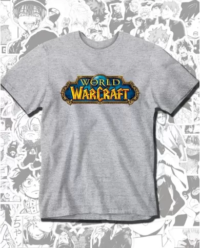 Camiseta Estampada World Of Warcraft  Logo 🎮 Calidad Premium