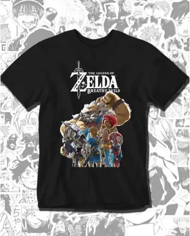 Camiseta Estampada The Legend Of Zelda Breath Of The Wild 03 🎮 Calidad Premium