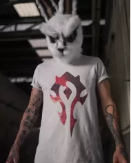 Camiseta Estampada World Of Warcraft Horda 🎮 Calidad Premium