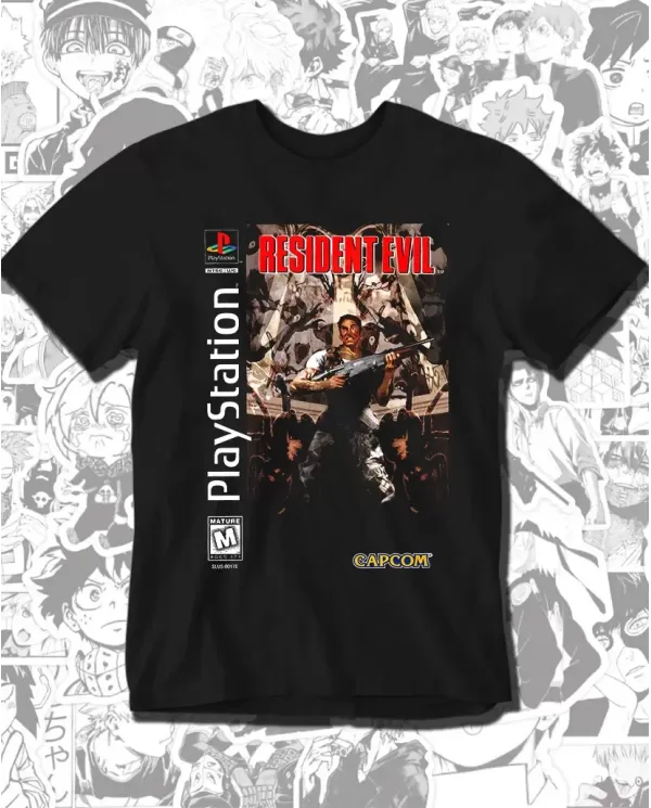 Camiseta Estampada Resident Evil 🎮 Calidad Premium