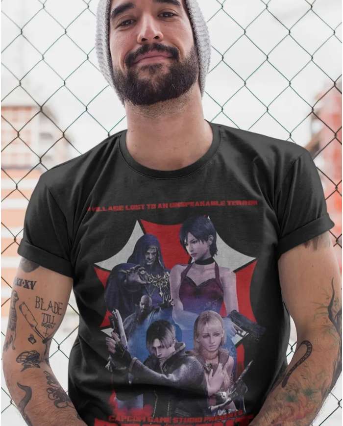 Camiseta Estampada Resident Evil 4 🎮 Calidad Premium
