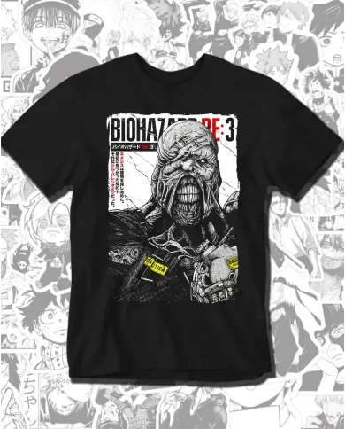 Camiseta Estampada Resident Evil 3 🎮 Calidad Premium