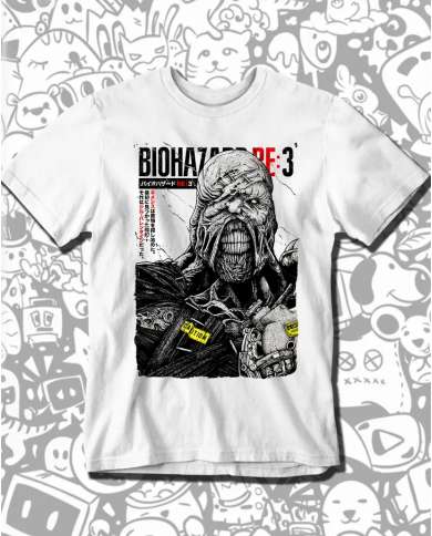Camiseta Estampada Resident Evil 3 🎮 Calidad Premium