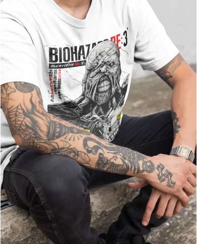 Camiseta Estampada Resident Evil 3 🎮 Calidad Premium