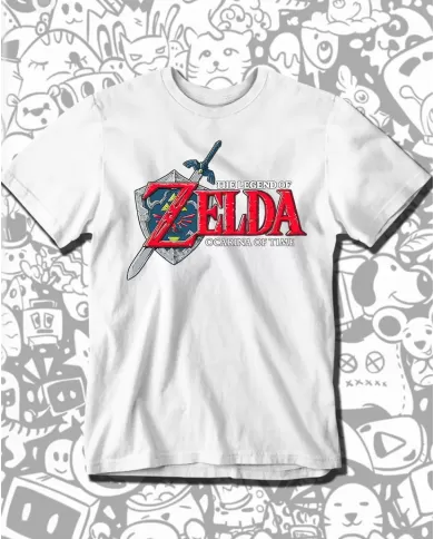Camiseta Estampada The Legend Of Zelda Logo 🎮 Calidad Premium