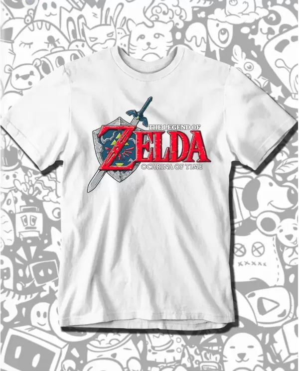 Camiseta Estampada The Legend Of Zelda Logo 🎮 Calidad Premium