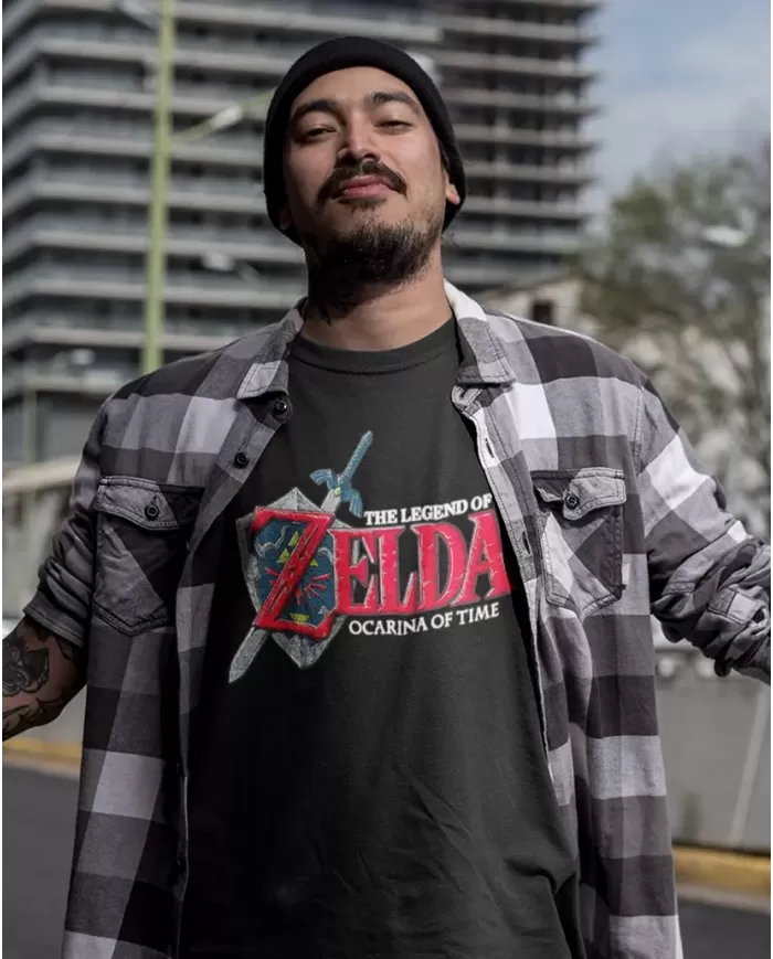 Camiseta Estampada The Legend Of Zelda Logo 🎮 Calidad Premium