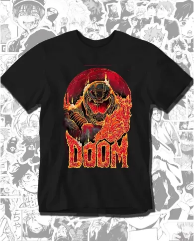 Camiseta Estampada Doom 🎮 Calidad Premium