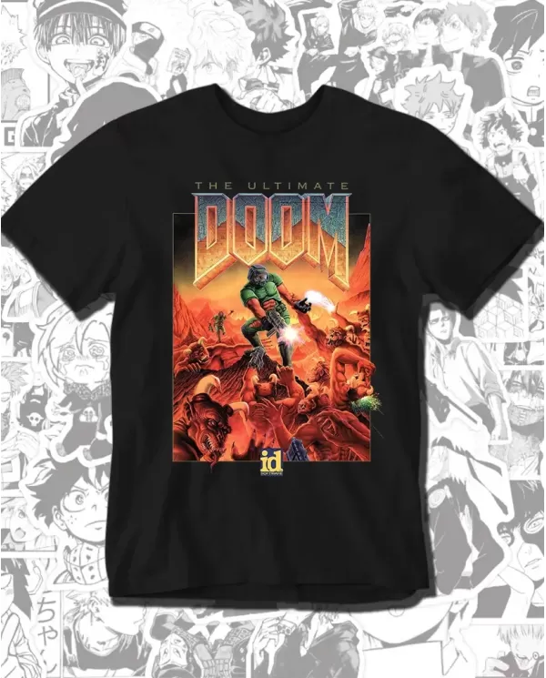 Camiseta Estampada The Ultimate Doom 🎮 Calidad Premium