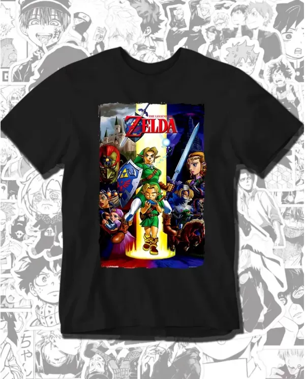 Camiseta Estampada The Legend Of Zelda Ocarina Of Time 🎮 Calidad Premium
