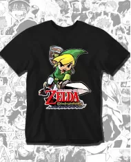 Camiseta Estampada Zelda Wind Waker 🎮 Calidad Premium