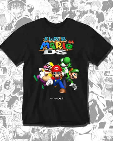 Camiseta Estampada Super Mario Ds 64 🎮 Calidad Premium