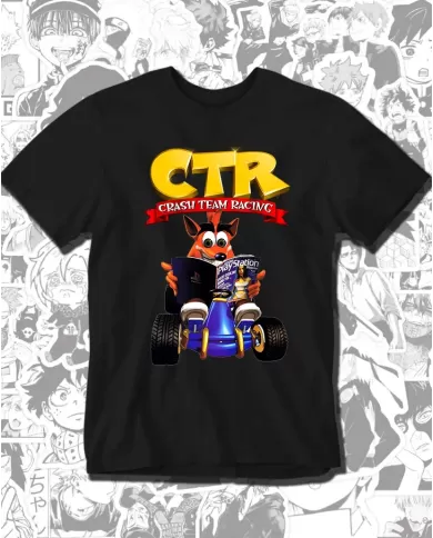 Camiseta Estampada Crash Team Racing Ps1 🎮 Calidad Premium