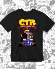 Camiseta Estampada Crash Team Racing Ps1 🎮 Calidad Premium