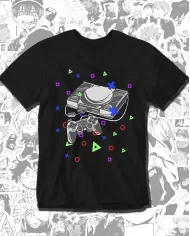 Camiseta Estampada Consola Play 1 🎮 Calidad Premium