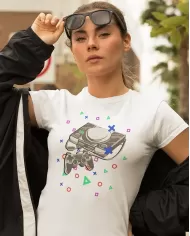 Camiseta Estampada Consola Play 1 🎮 Calidad Premium