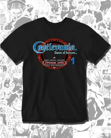 Camiseta Estampada Castlevania Dawn Of Sorrow Ds 🎮 Calidad Premium