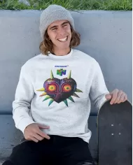 Camiseta Estampada Zelda Majora Mask 64 🎮 Calidad Premium