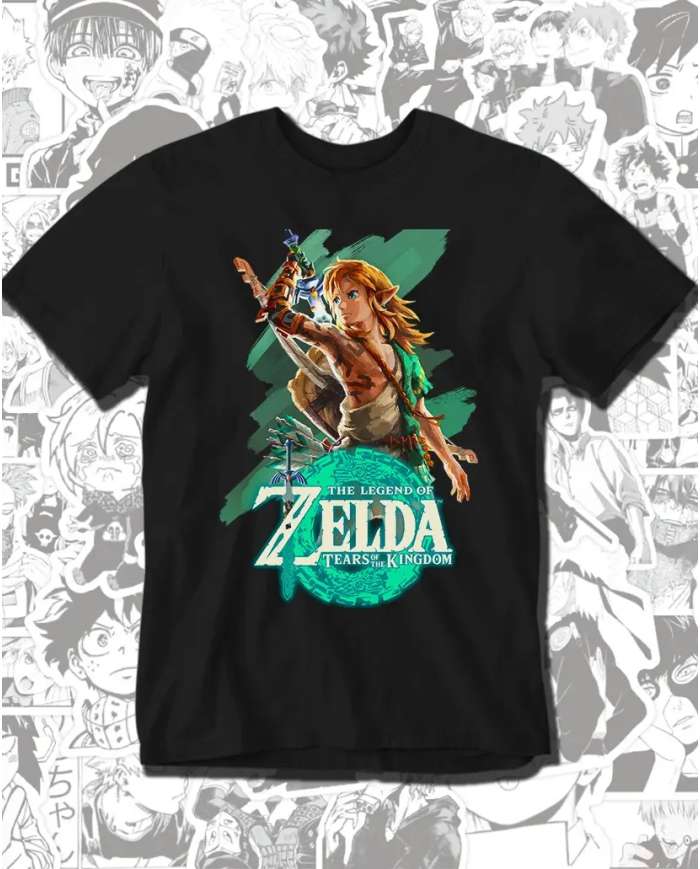 Camiseta Estampada Zelda Breath Of The Wild 02 🎮 Calidad Premium