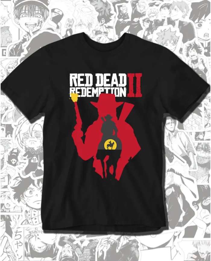 Camiseta Estampada Read Dead Redemtion 02 🎮 Calidad Premium