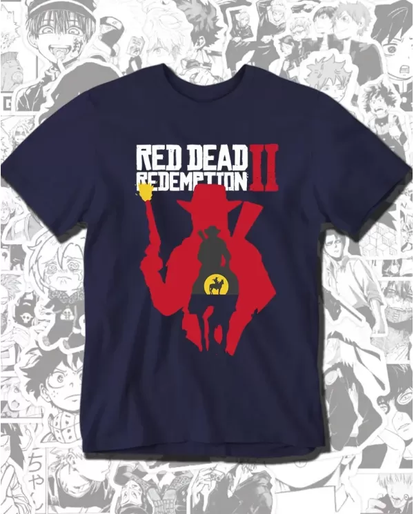 Camiseta Estampada Read Dead Redemtion 02 🎮 Calidad Premium