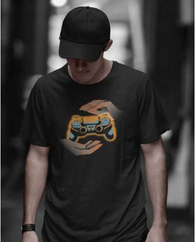 Camiseta Estampada Play Station Control 🎮 Calidad Premium