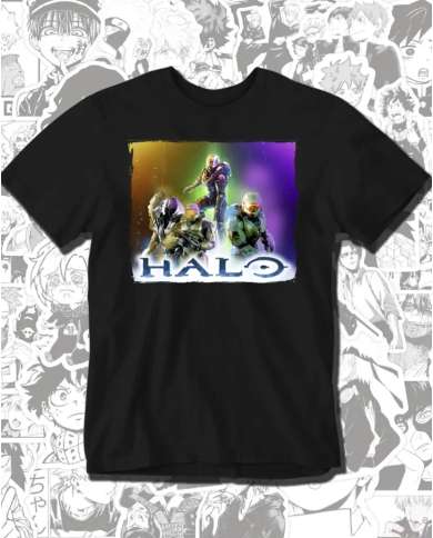Camiseta Estampada Halo 02 🎮 Calidad Premium