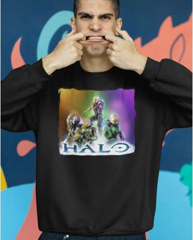 Camiseta Estampada Halo 02 🎮 Calidad Premium