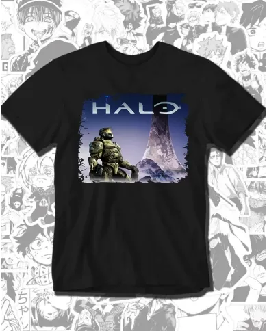 Camiseta Estampada Halo 01 🎮 Calidad Premium