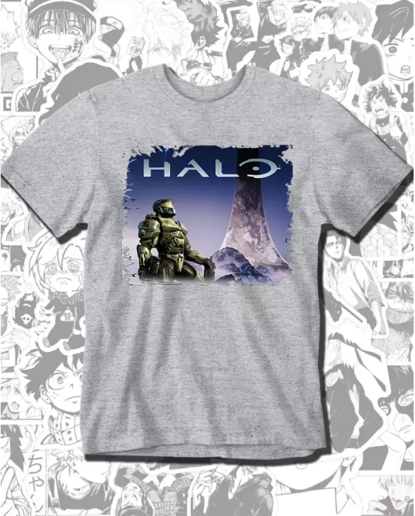 Camiseta Estampada Halo 01 🎮 Calidad Premium