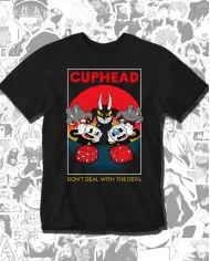 Camiseta Estampada Cuphead 🎮 Calidad Premium