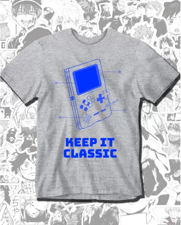 Camiseta Estampada Keep It Classic 🎮 Calidad Premium