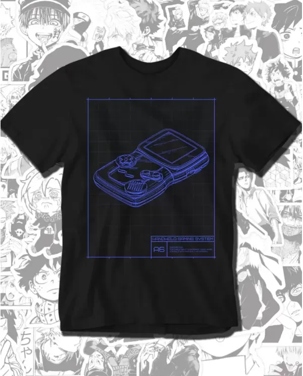 Camiseta Estampada Handheld Gaming System 🎮 Calidad Premium