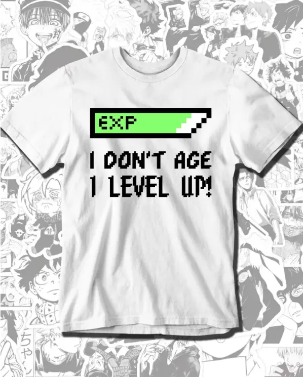 Camiseta Estampada I Dont Age 🎮 Calidad Premium