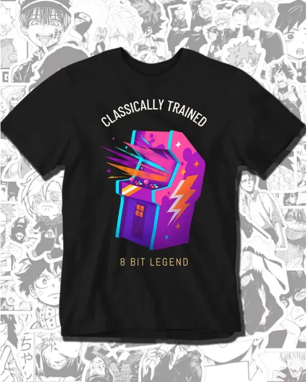 Camiseta Estampada 8 Bit Legend 🎮 Calidad Premium